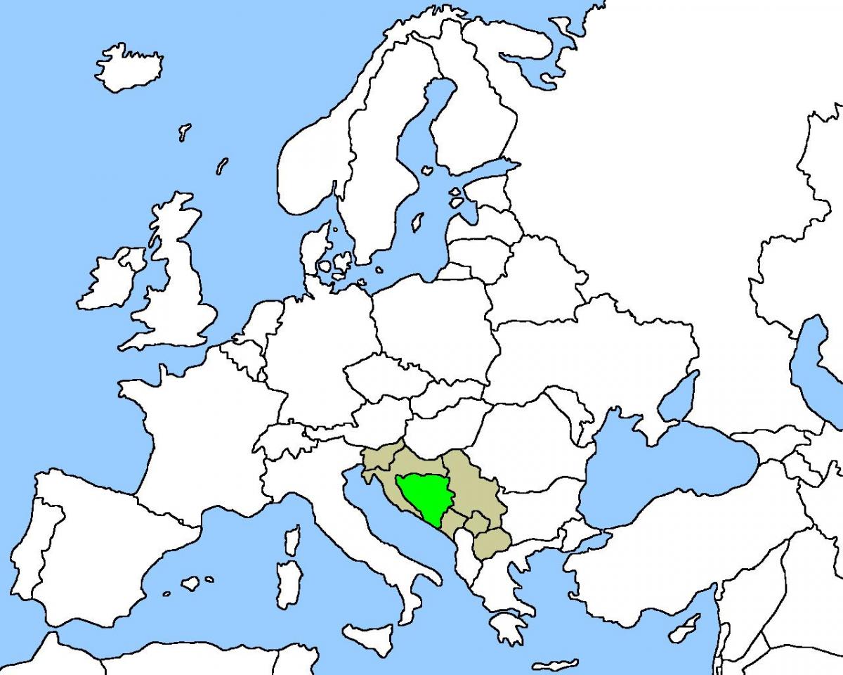 Карта на Босна местоположение на 