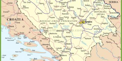 Карта на Босна път