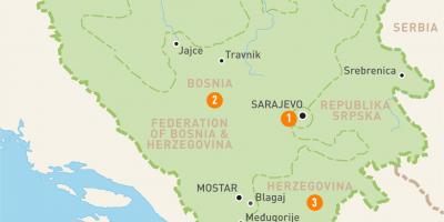Карта На Босна Сараево